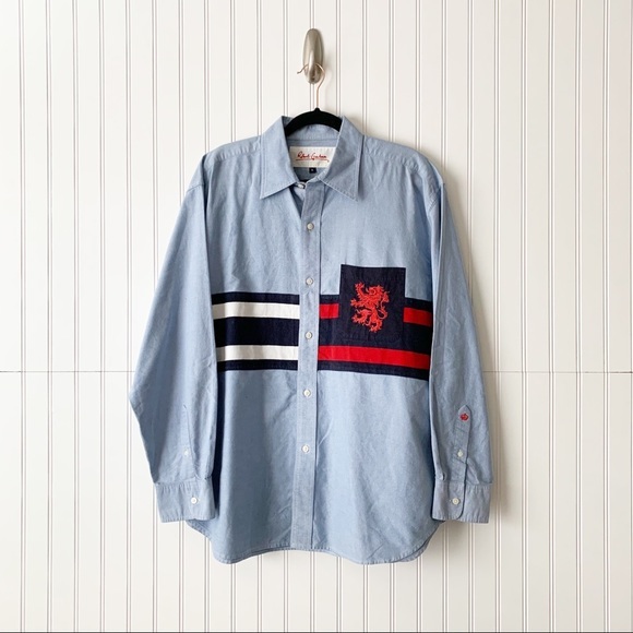 Robert Graham Mens XL Dragon Embroidered Button Up Shirt - Picture 1 of 5